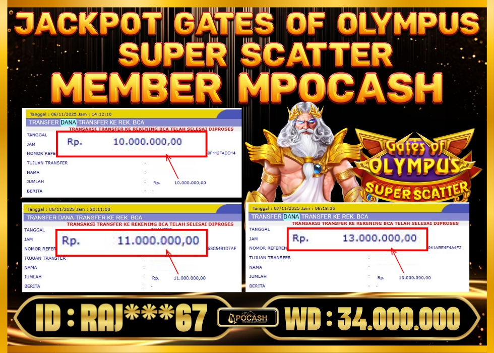 MPOCASH JACKPOT GATES OF OLYMPUS
